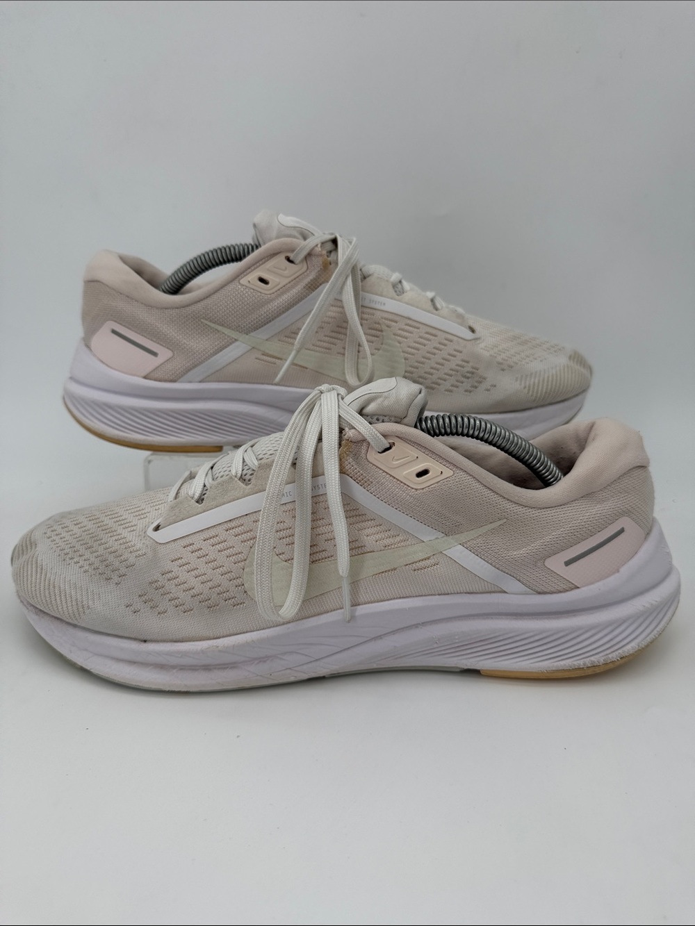 Nike Air Zoom Structure 24 Road Running Shoes Women's Size 11.0 White Ivory